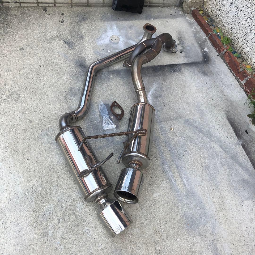 トカちゃんホンダフィットge8 AXIS RRスポーツマフラー　 廃番品