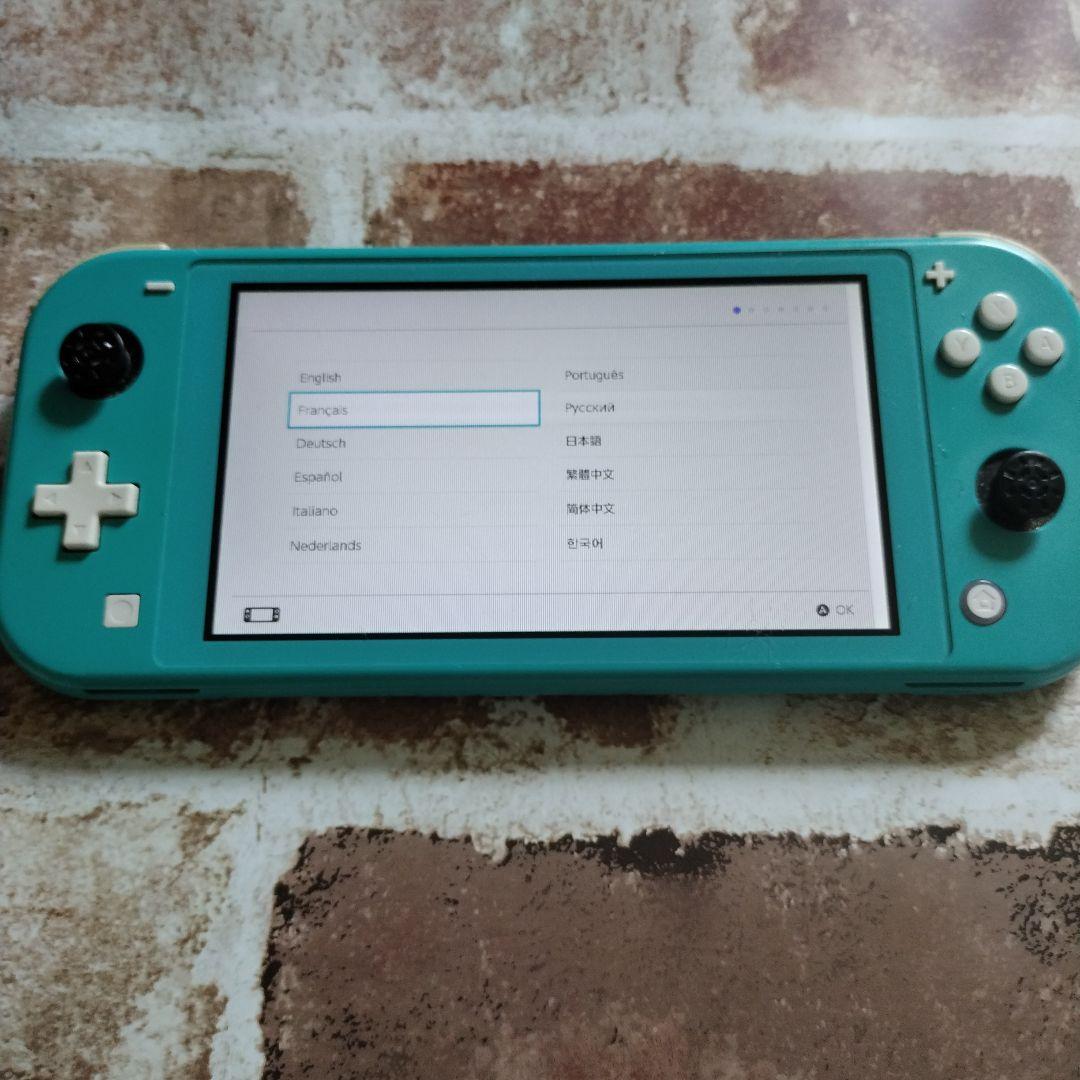 d*9様 Nintendo Switch Lite ターコイズ 訳あり品