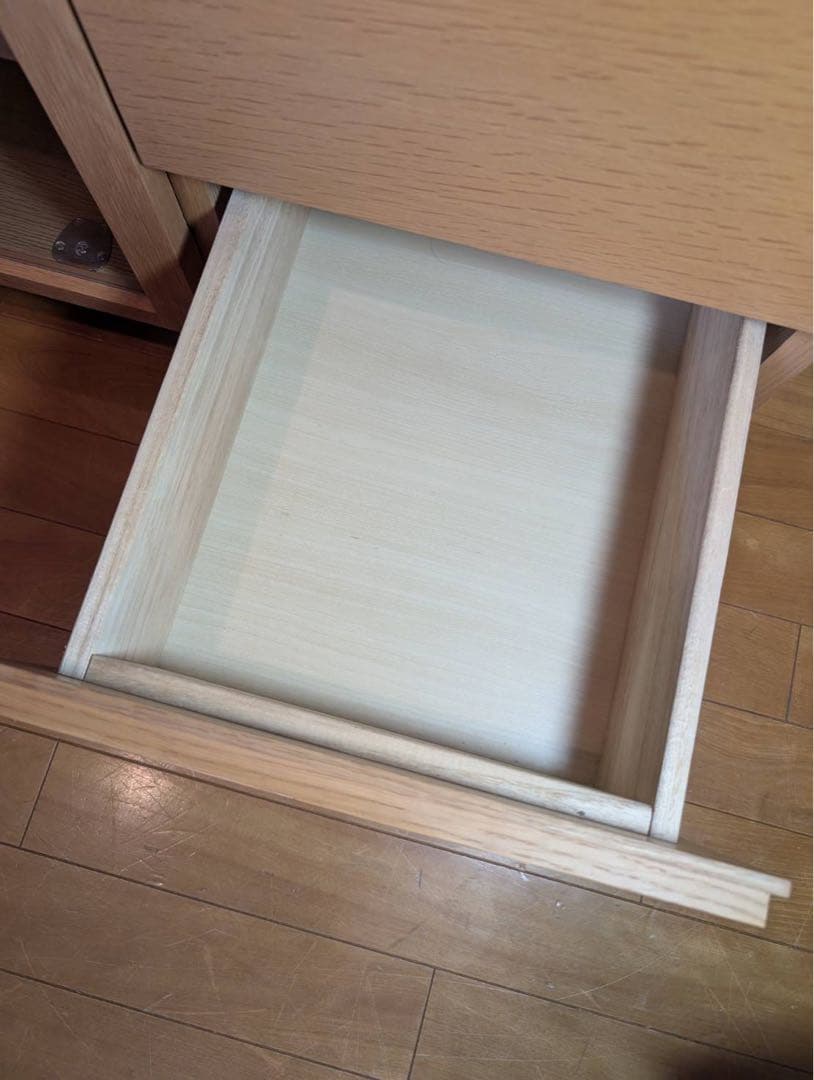 ■送料込■無印良品 木製テレビボード オーク材 収納棚 木製家具 TV台廃盤