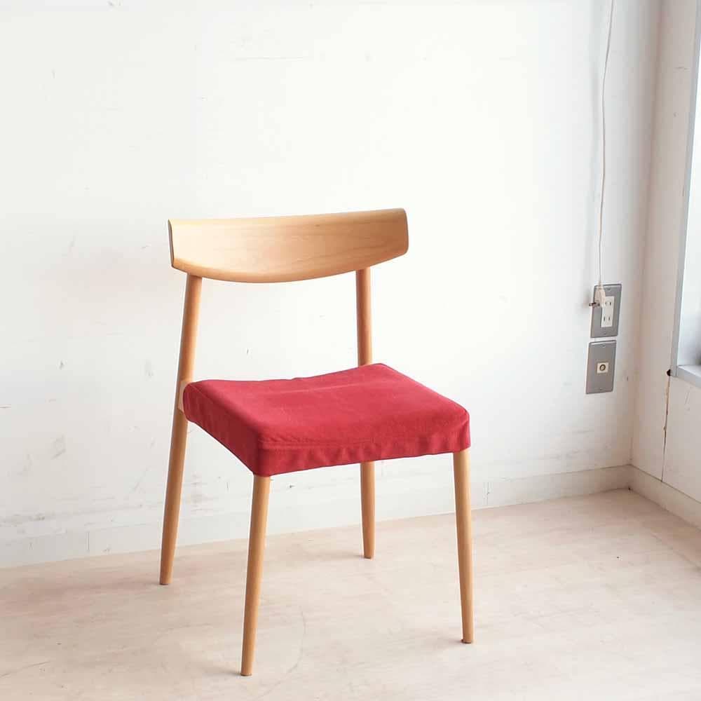 飛騨産業 キツツキ nae シリーズ ビーチ材 ダイニングチェア ZR24252