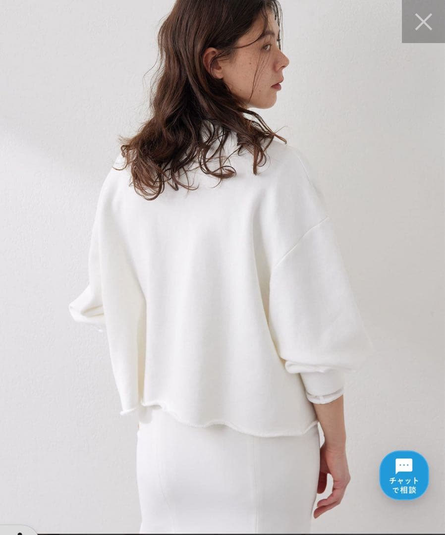 未使用☆Whim Gazette(ウィムガゼット)スウェットVネックプルオーバー