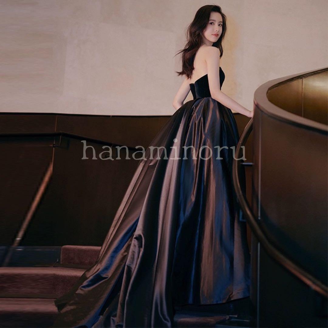 結婚式　前撮り　黒　ドレス　二次会　パーティー　お色直し　披露宴　街撮り