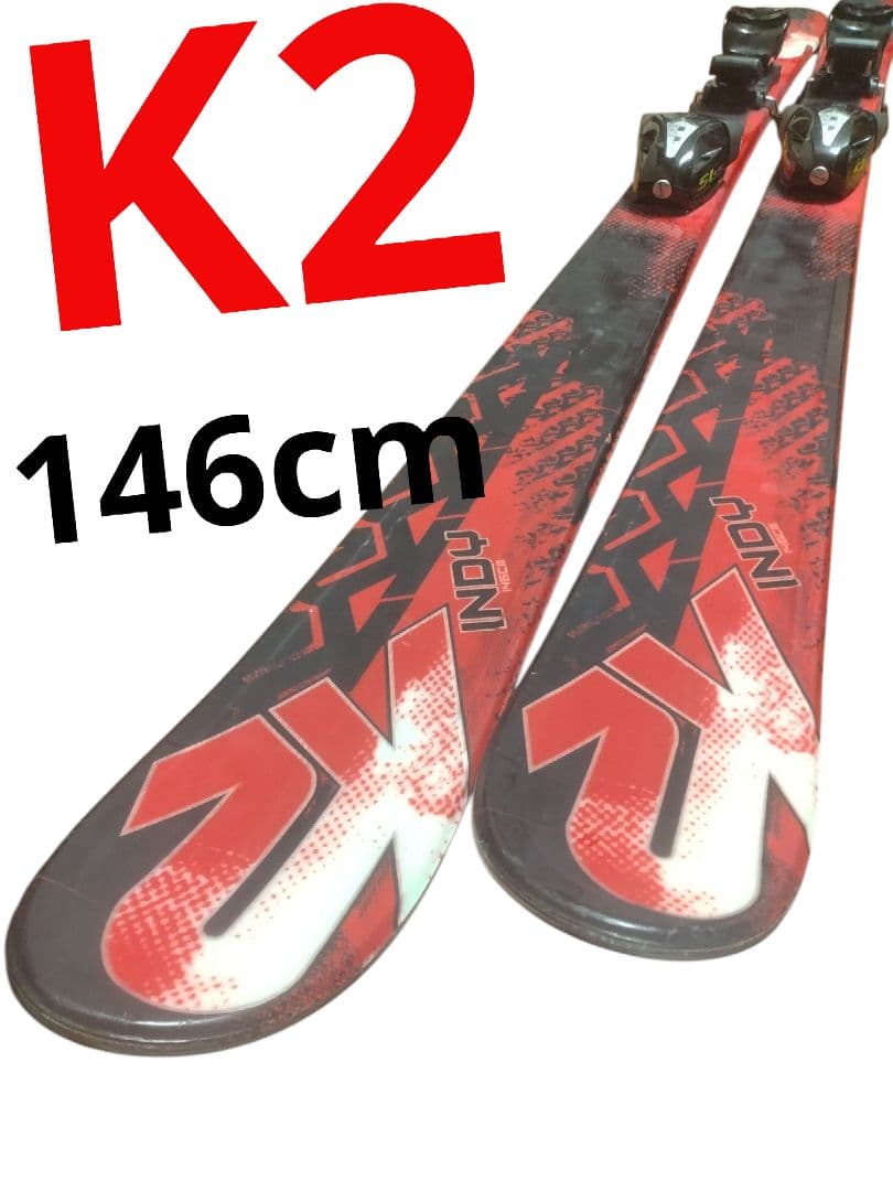 【K2☆】146cm　スキー板セット♪　送料無料！