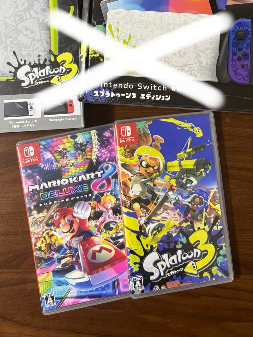 スプラトゥーン3 マリオカート8デラックス　ソフトセット