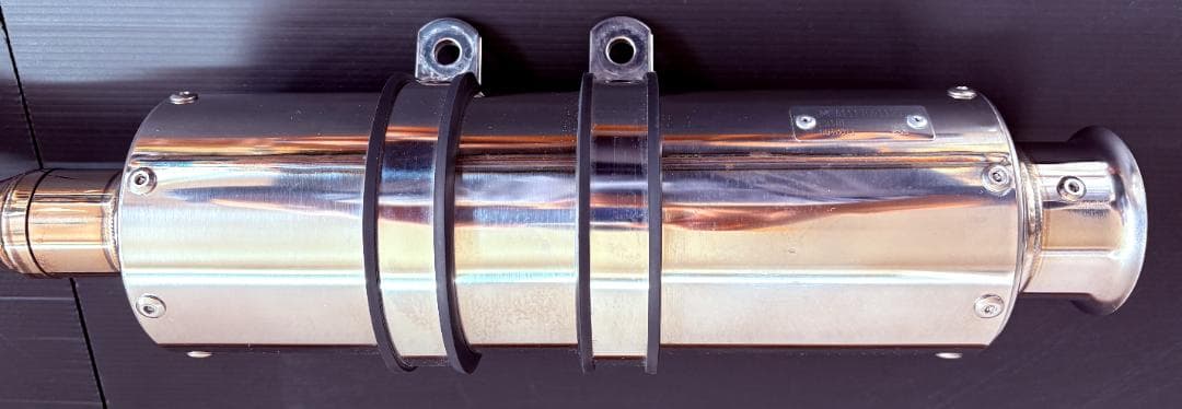 アクシスZ （SED7J)用　BEAMSマフラー＆マルチマウントバー＆ミラー