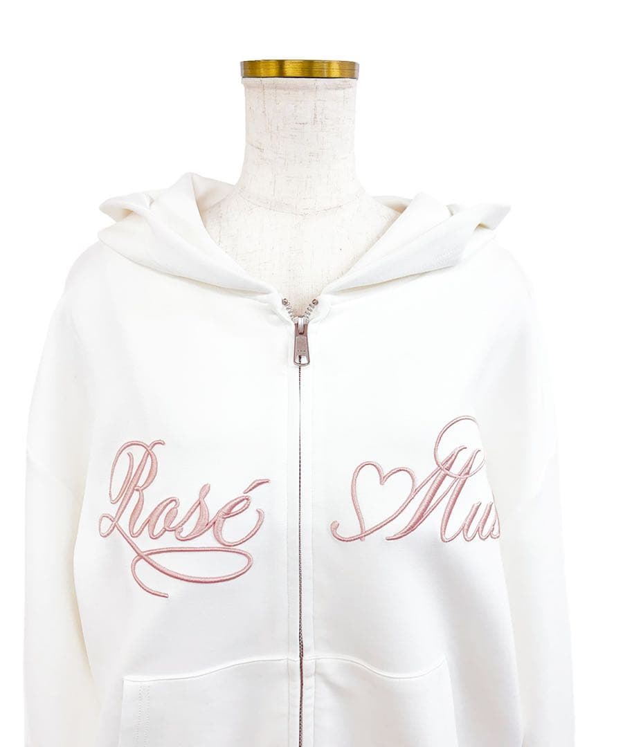 ロゼミューズLogo 3d embroidery hoodie パーカー新品