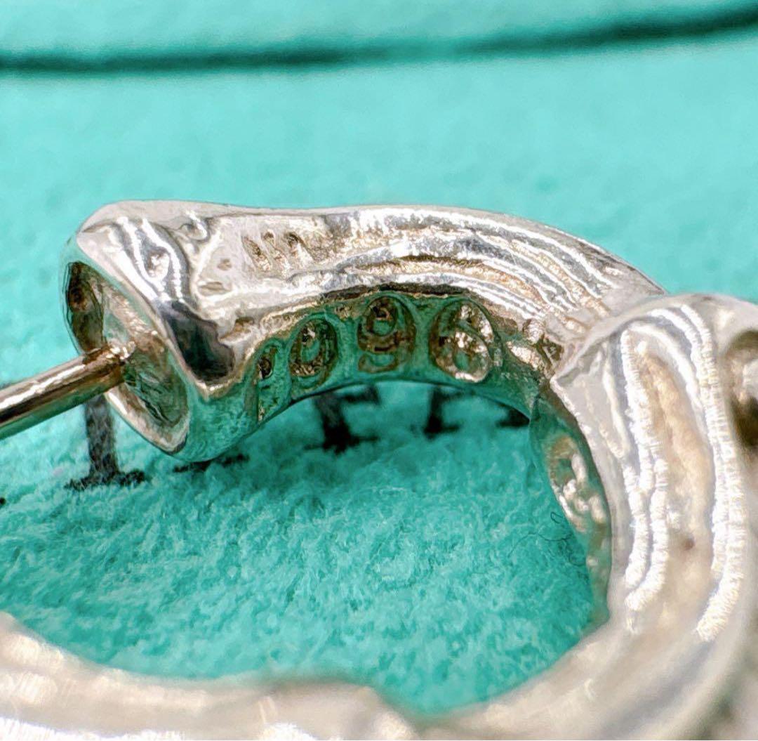 美品 オールドティファニー バンブー 片耳 ピアス シルバー925