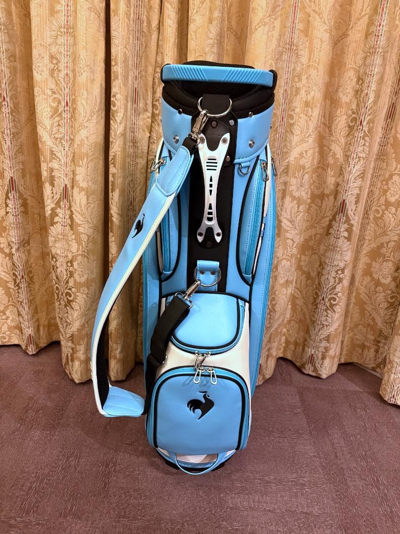 値下げ　ルコックスポルティフ　キャディバッグ ブルー