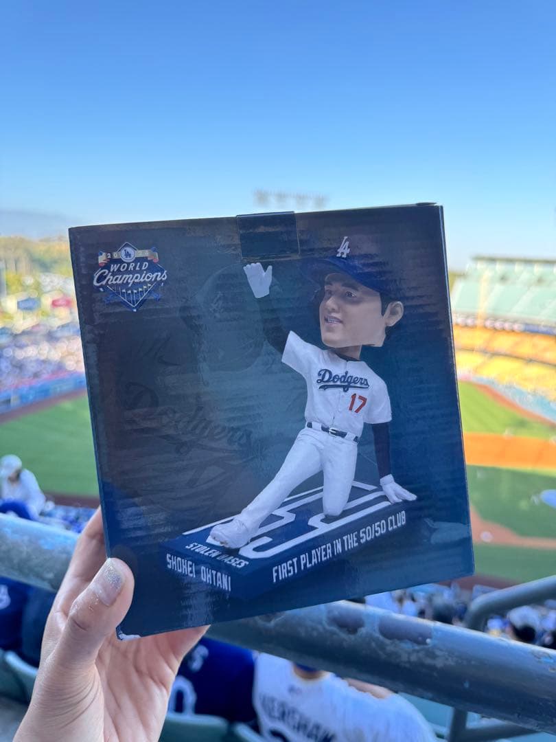 大谷翔平　50/50 来場者限定　ボブルヘッド　ドジャース　インサイダー付