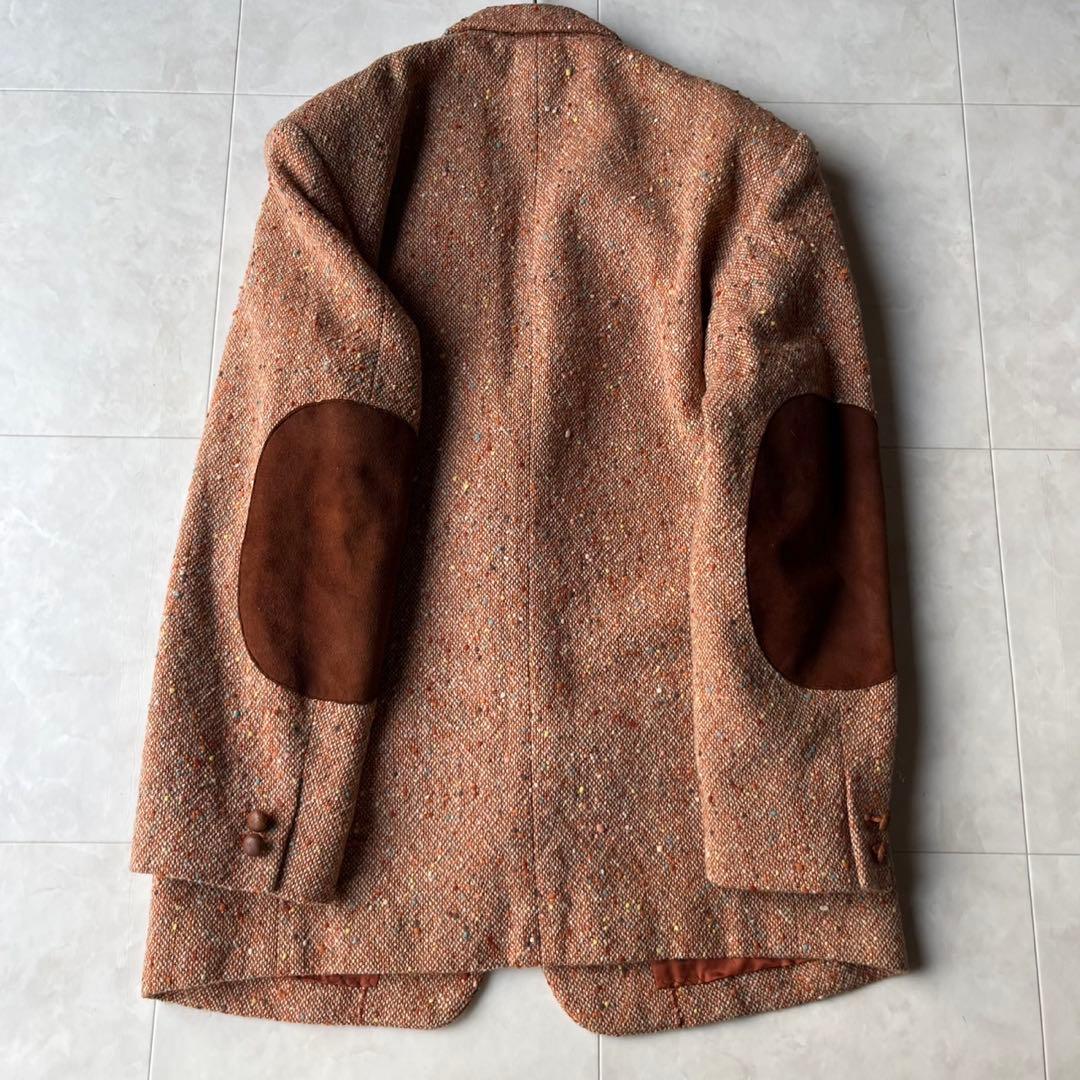 ピンクハウス PINK HOUSE ミックスツイードジャケット エルボーパッチ