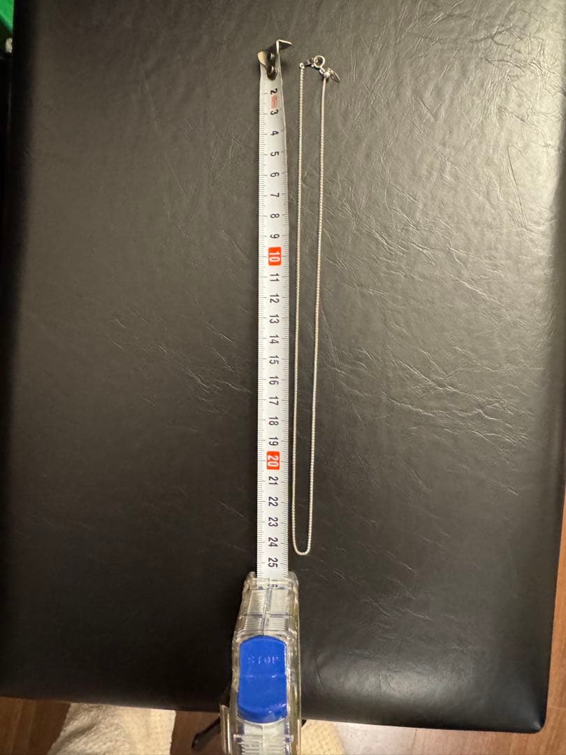 PT850 カットボールチェーン 50cm可動式 プラチナ ネックレス3.8g