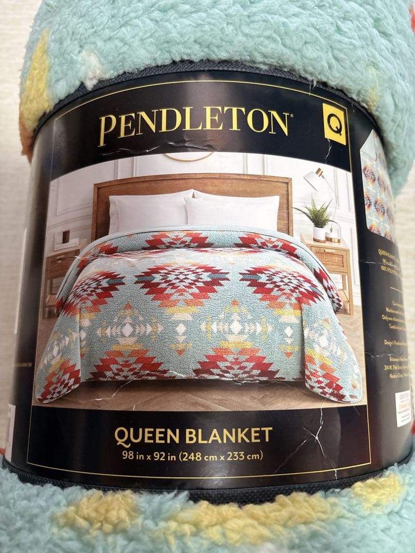 PENDLETON ピーチキャニオン クイーンブランケット 98x92インチ