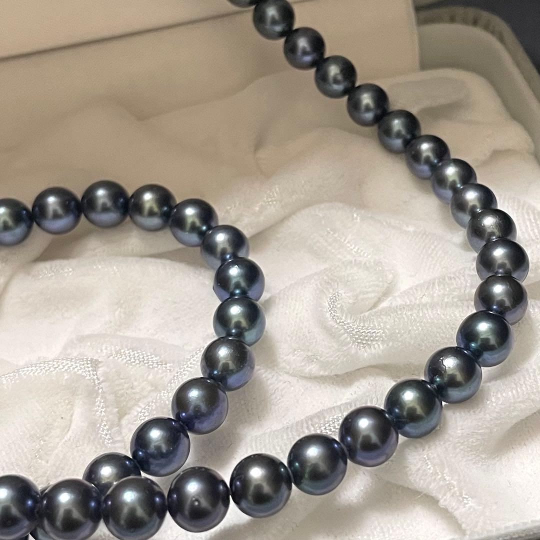 Hondaおまとめページ テリ強✨美品】 あこや真珠 セミロングネックレス