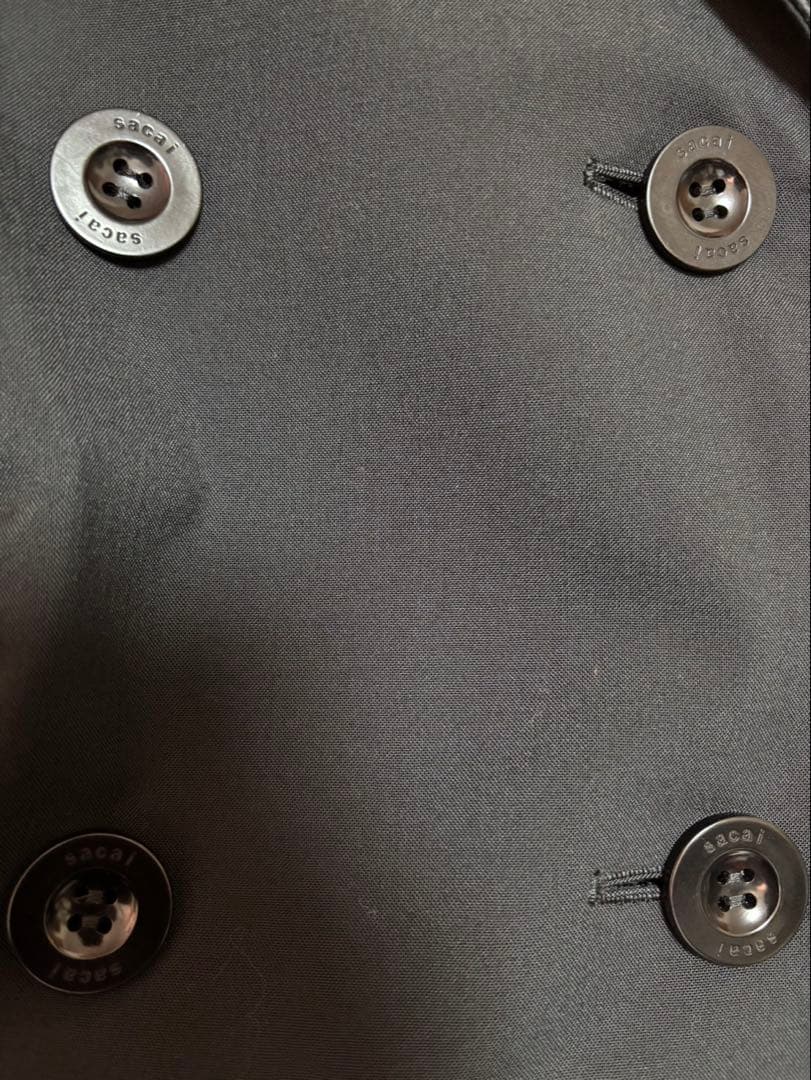 sacai ブラック ジャケット　 MA-1 サイズ2 美品