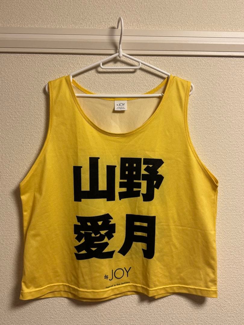 山野愛月 公式初期ビブス
