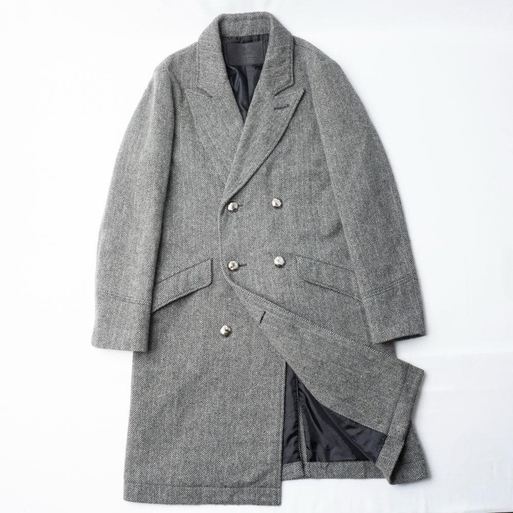 洗練『GARNI』チェスターコート M グレー ガルニ メンズ 管理10129