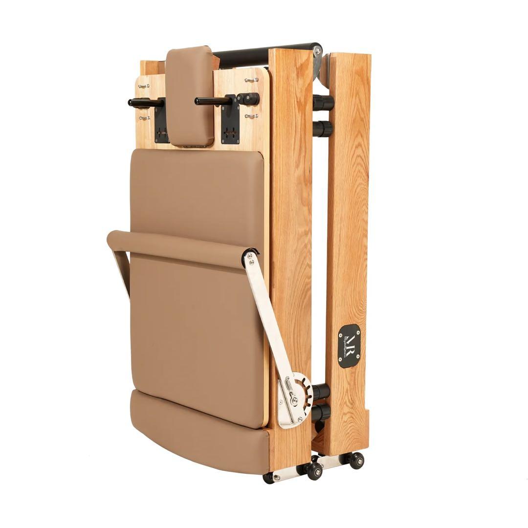 【美品】MIYABI 折りたたみ式 ピラティス リフォーマー　アイボリー