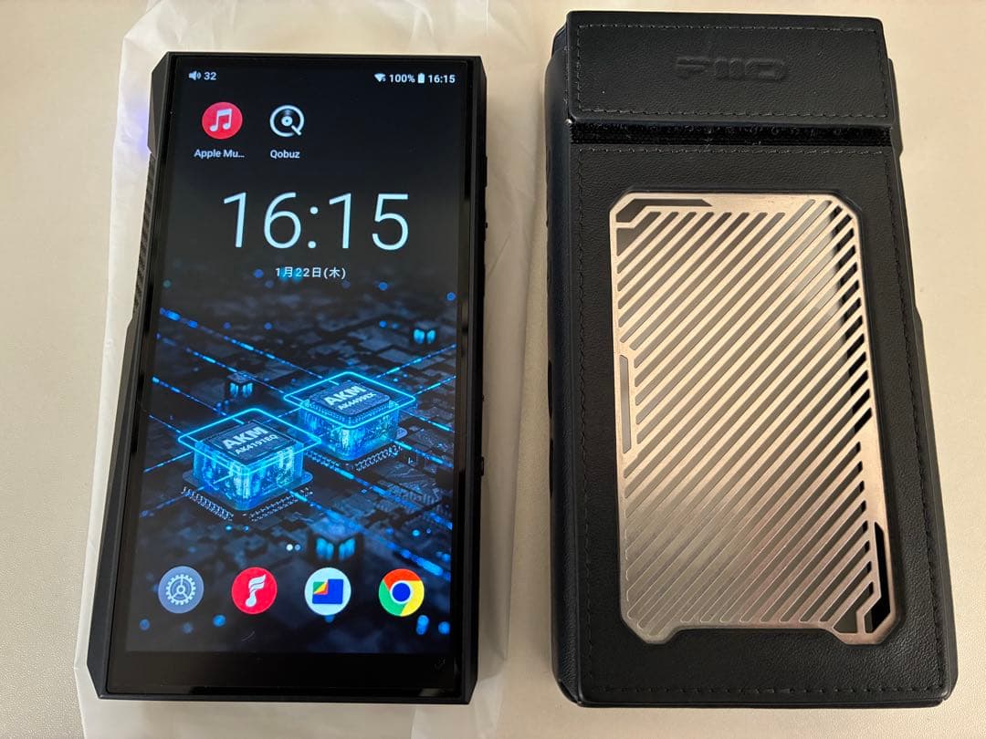 FiiO M23 純正レザーケース付き