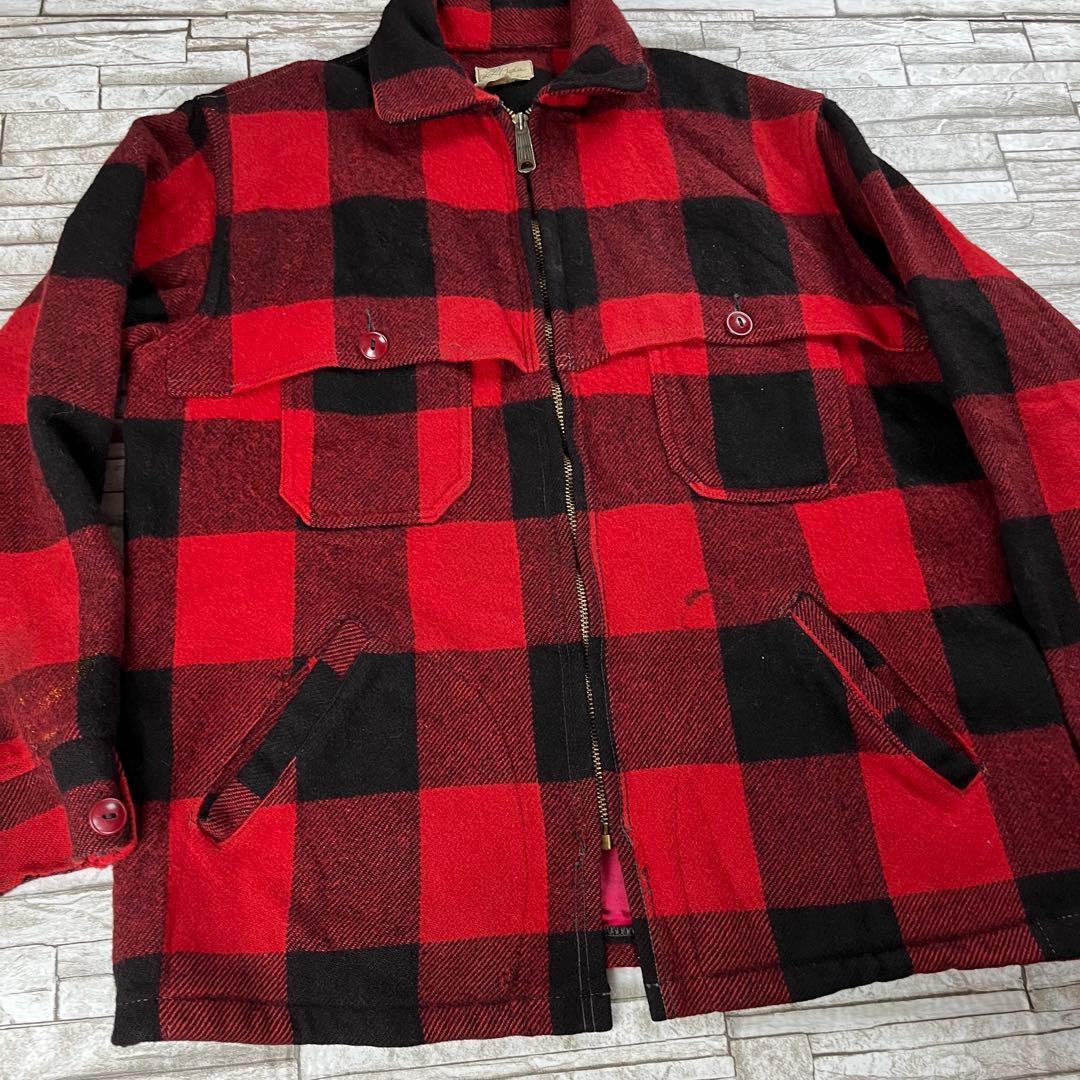 50s 60s L.L.Bean ウールジャケット チェック ヴィンテージ