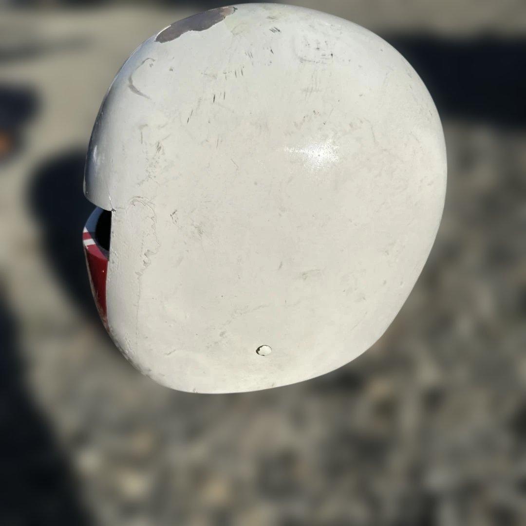 族ヘル　当時物　細目　赤ライン