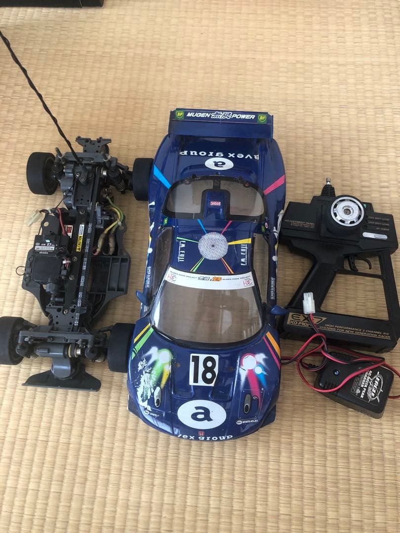 中古!タミヤ TA03F シャーシ & ボディ & プロポセット（動作確認済み)