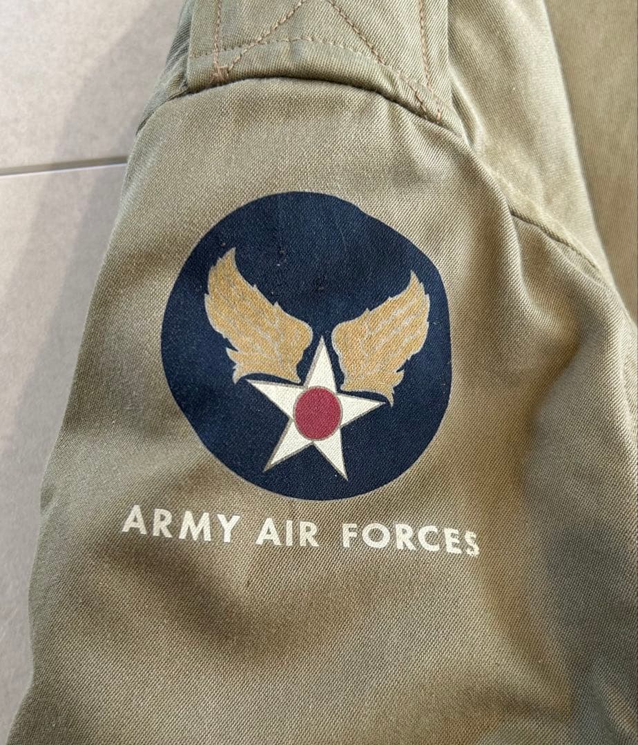 美品 バズリクソンズ 実名復刻版 B-10 赤リブ サイズ38