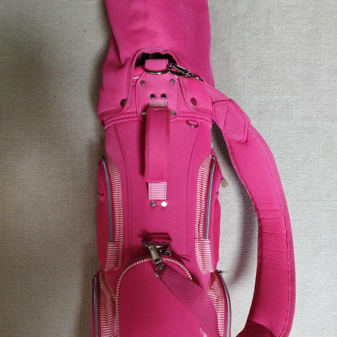 adidas ゴルフバッグ ピンク キャディバッグ 美品