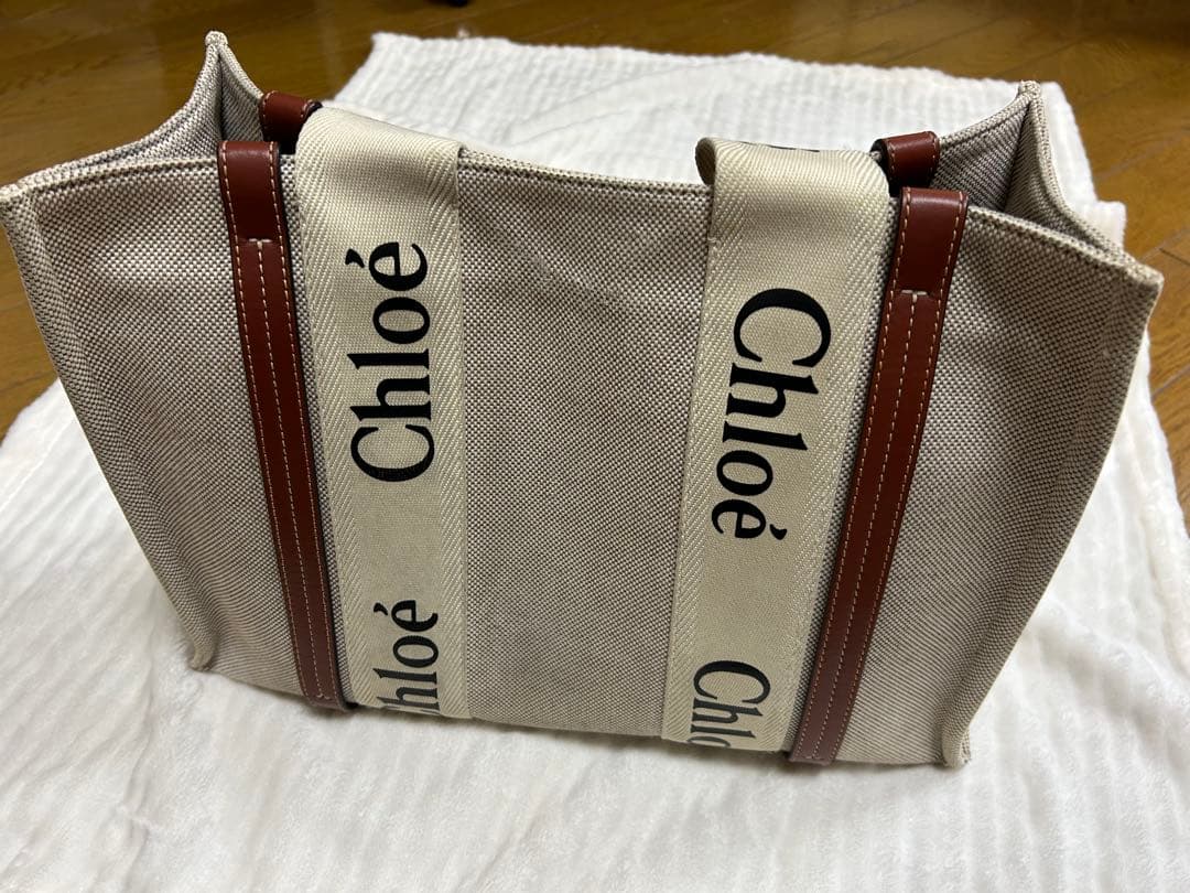 Chloé トートバッグ ベージュ/ブラウン