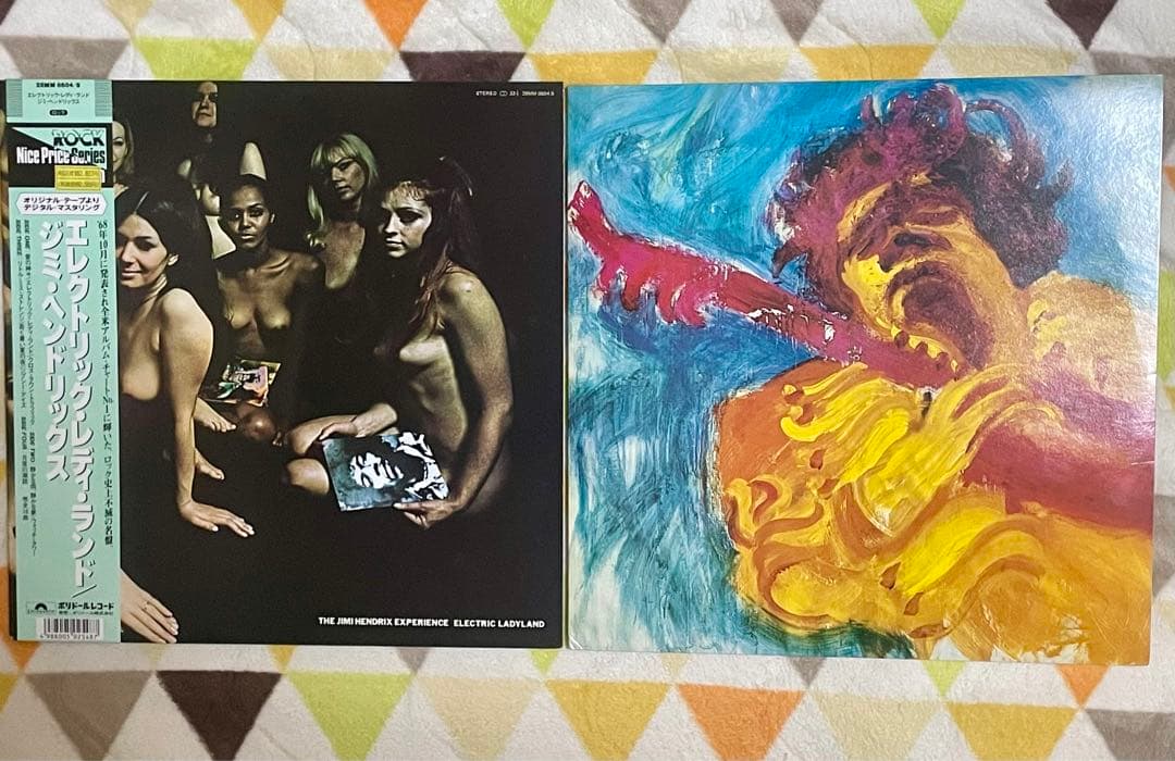 ジミ・ヘンドリックス - エレクトリック・レディ・ランド + 炎のライブ　美品