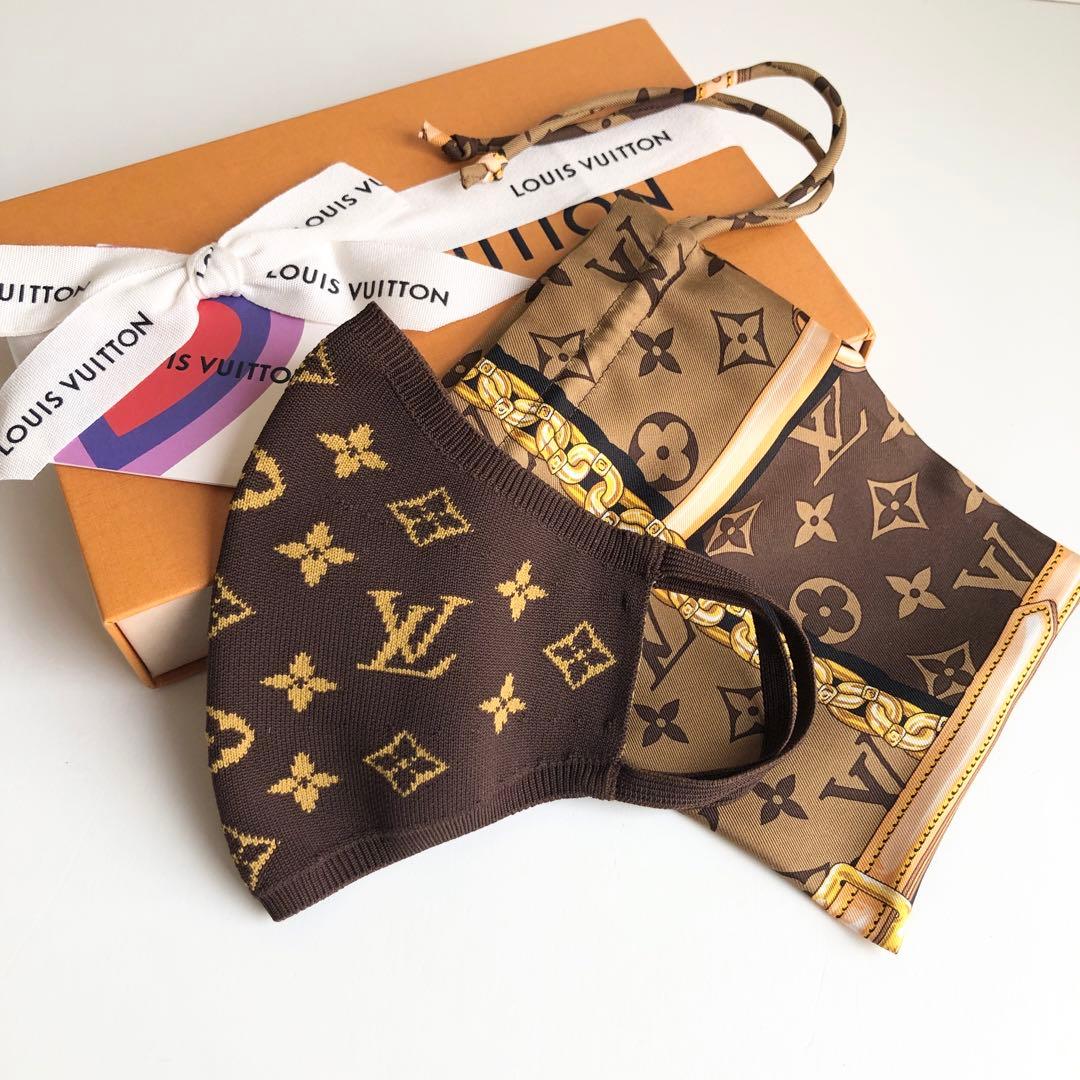 新品保管 LOUIS VUITTON ルイヴィトン マスク・マイユ　モノグラム