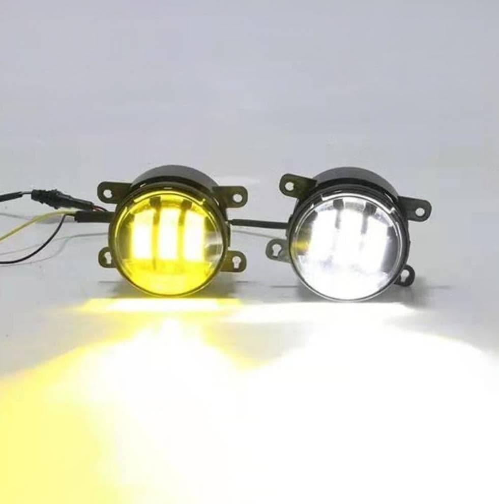 2色 切り替え フォグ ランプ ユニット カラーチェンジ イエロー ホワイト