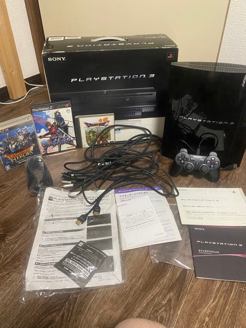 【完動品】【残り僅か】PS3 本体 初期型 CECHB00メンテナンス済 箱付き