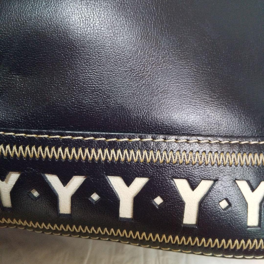 Yves Saint Laurent ネイビー ショルダーバッグ