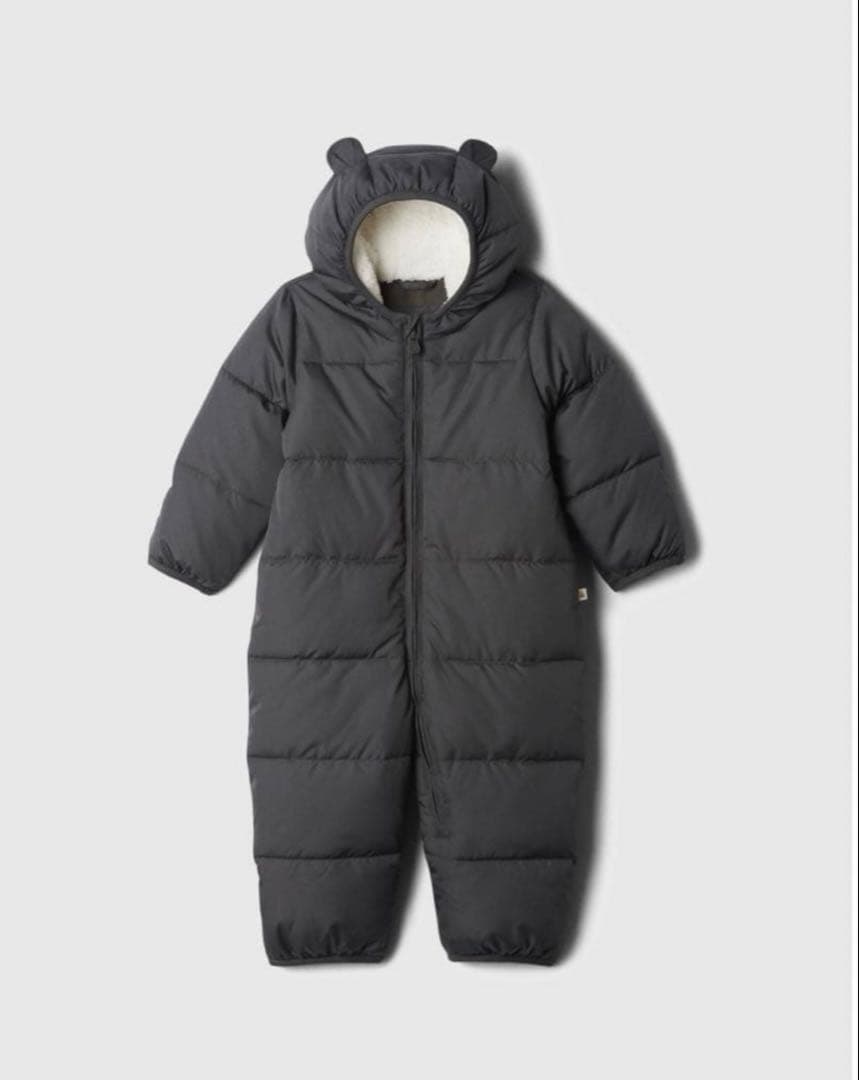 mGAP ベビー　90㎝　ジャンプスーツ　スノースーツ　くま耳