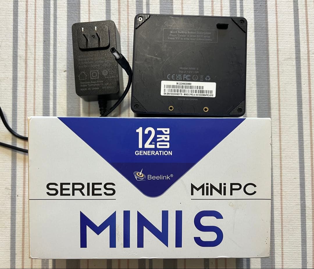 ミニPC Beelink MINI S12 Pro N100 /16GB /512GB