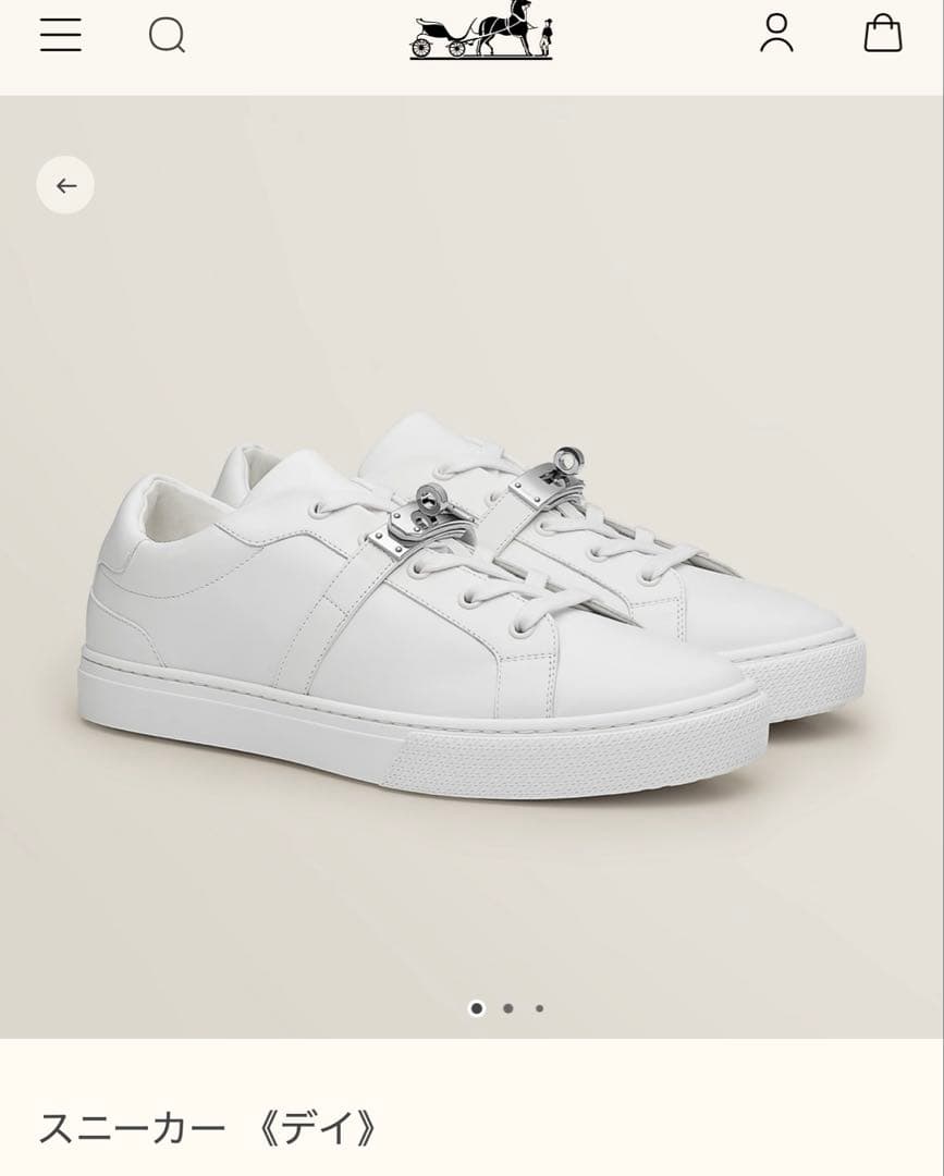 HERMESエルメス スニーカー デイ　37.5