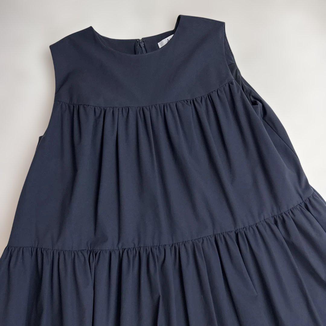 アメノチハレ 完売品　ボリュームティアードドレス（Eden）ネイビー　Fサイズ