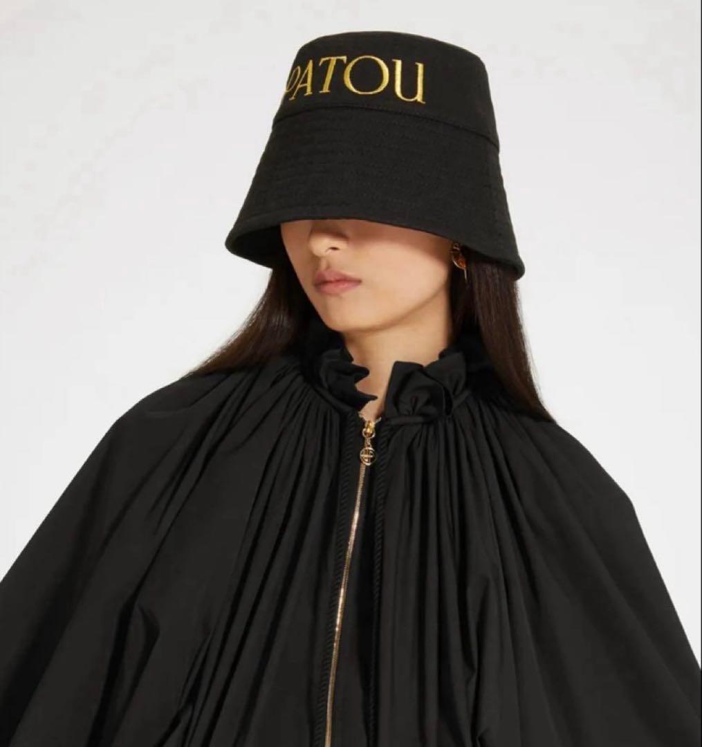 帽子オーガニックコットンデニム製 パトゥ バケットハット PATOU Patou