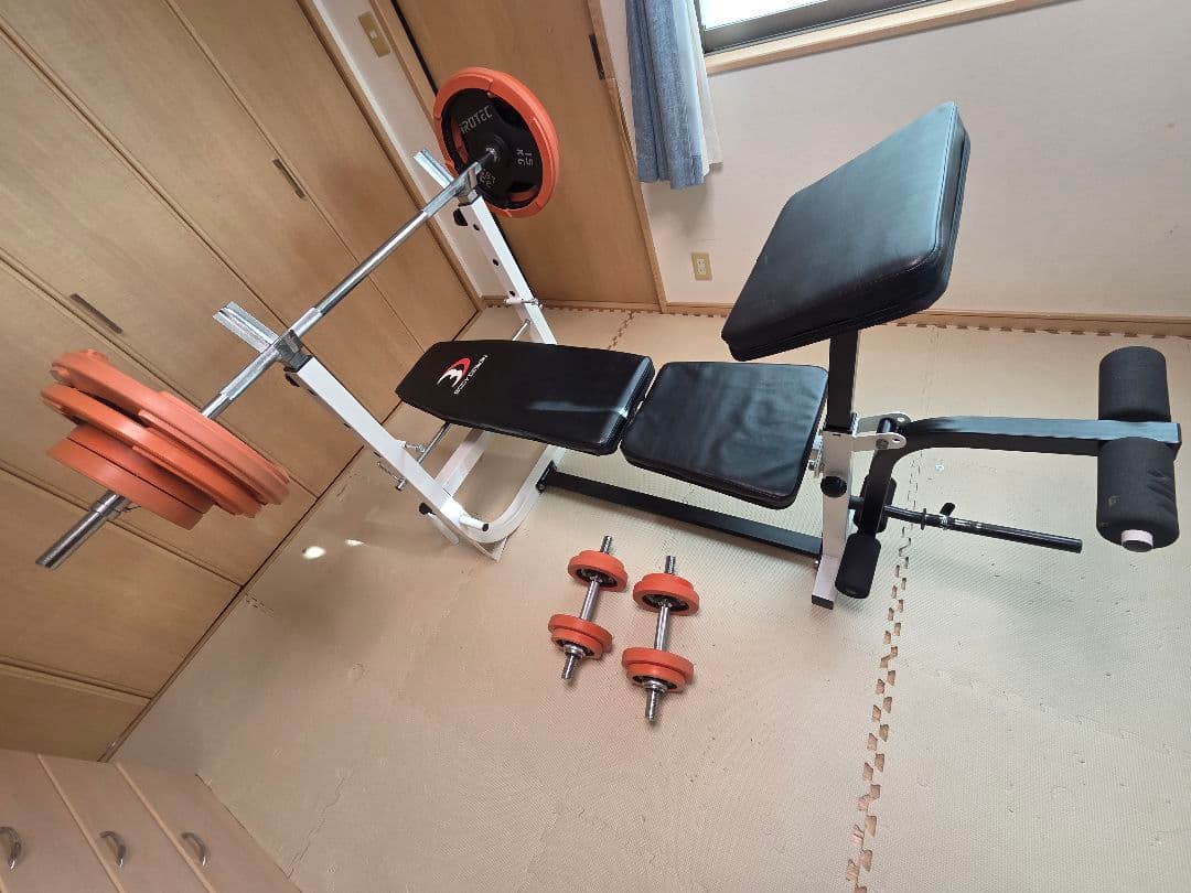 （正月割中）Body Designマルチプレスベンチ+アイロテックバーベルセット