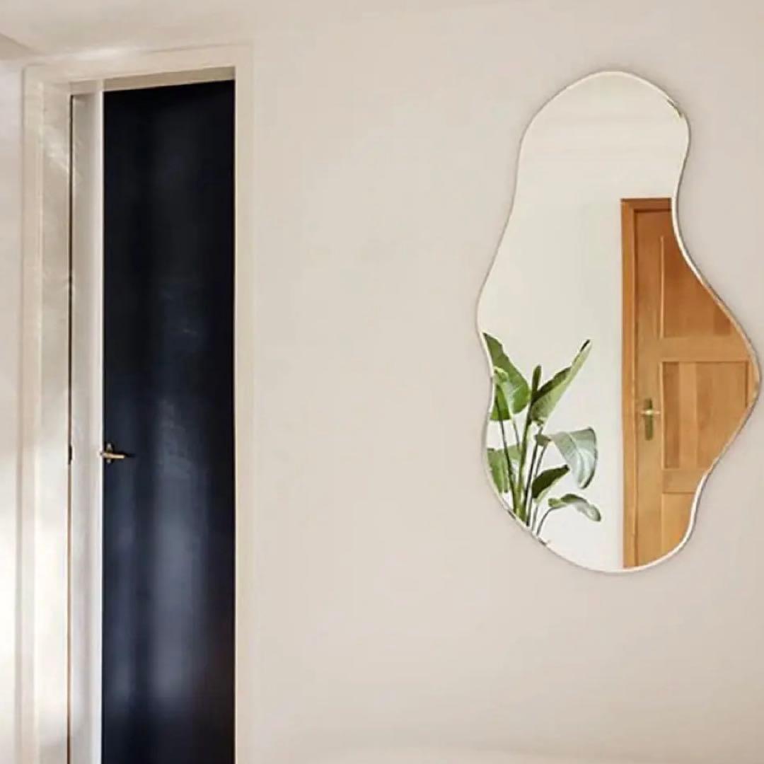 美品 ♡︎ ファームリビング　ポンドミラー　ブラス　ミラー　鏡　おしゃれ