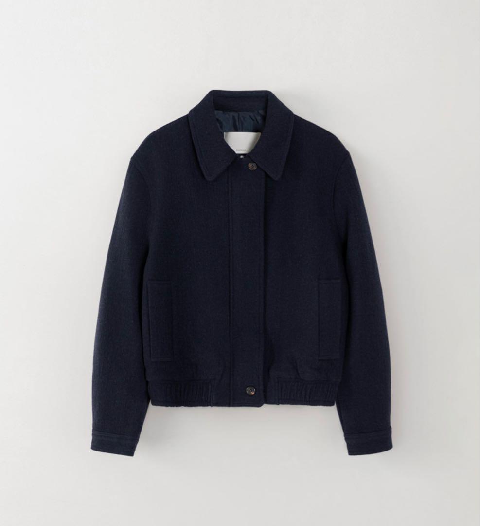 ohotoro wool blouson アウター　ネイビー