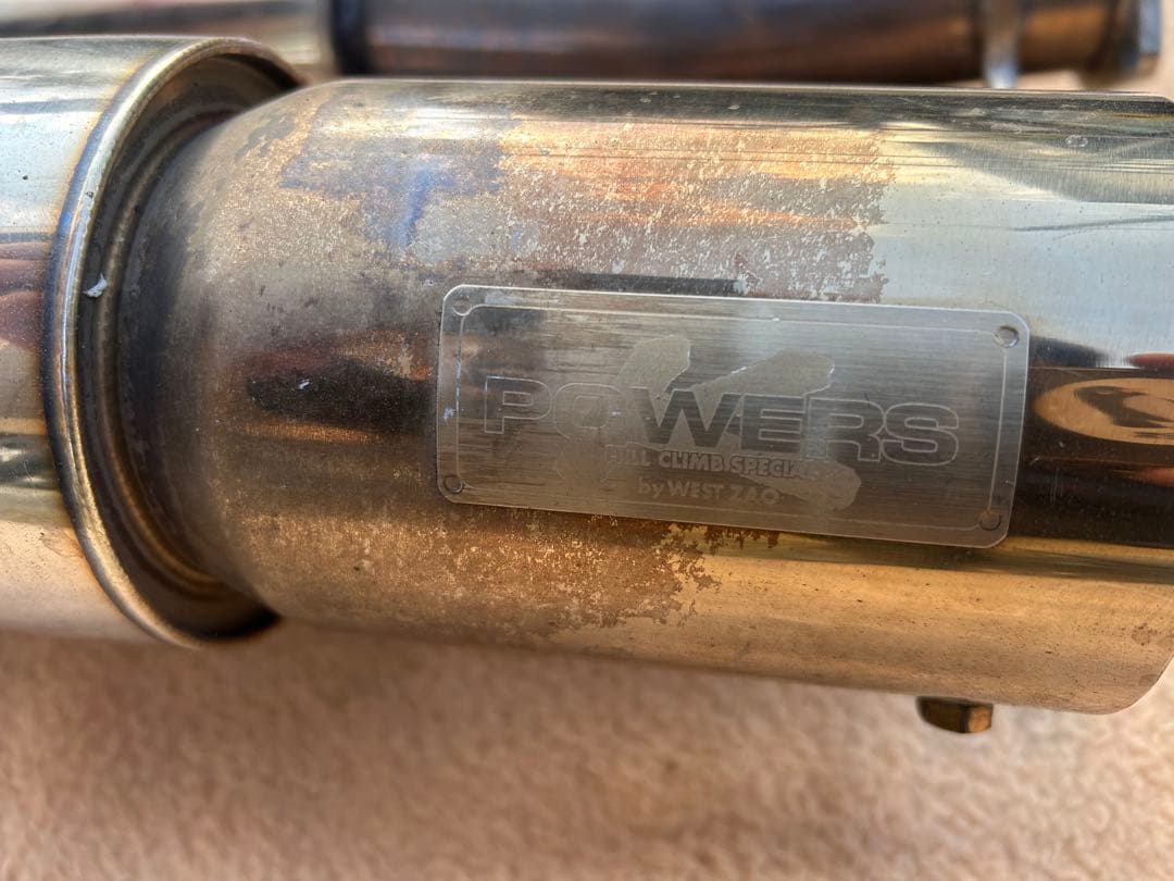 s15 シルビア　k-power デュアルマフラー　s13 s14 当時　希少