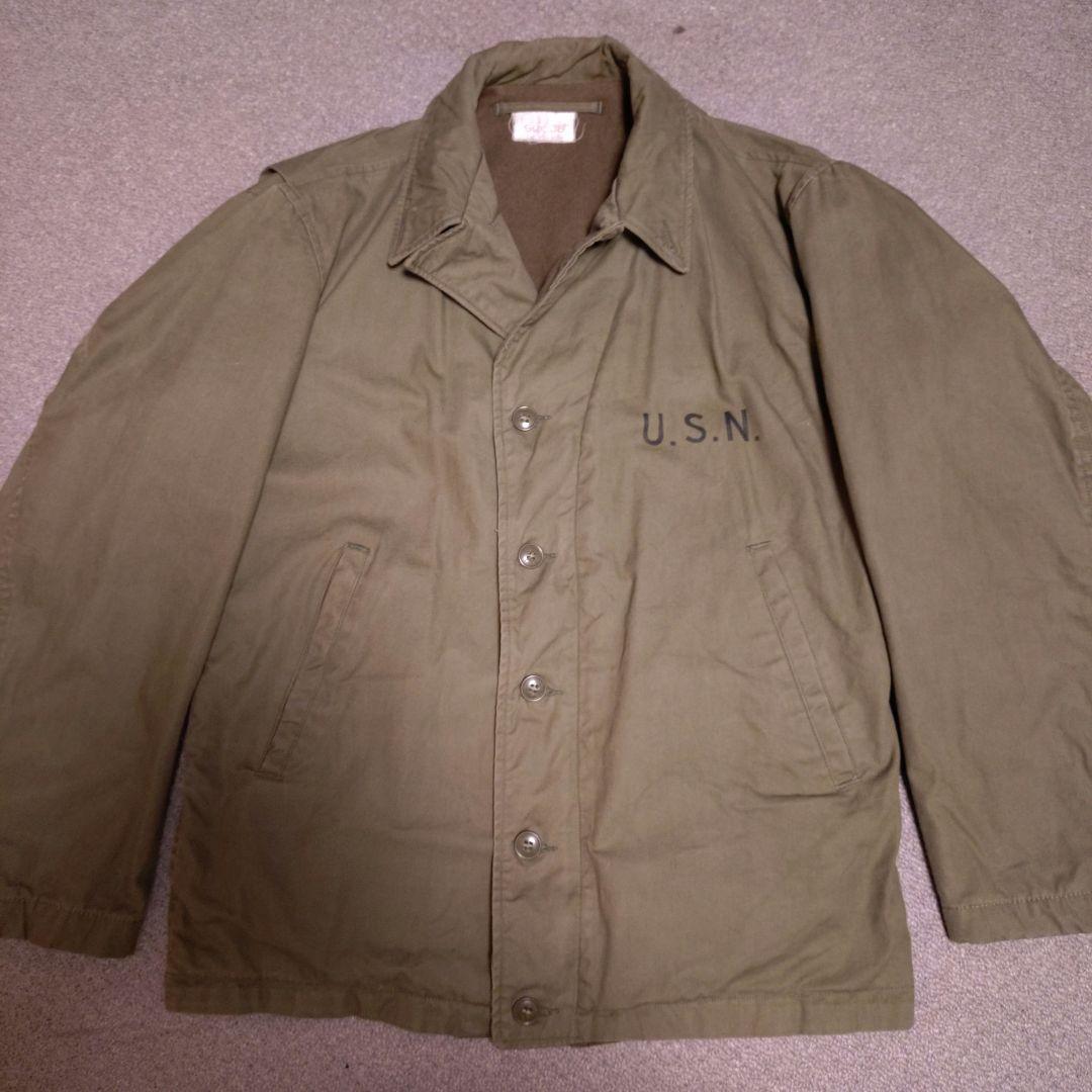 40s U.S.NAVY N-4 デッキジャケット ヴィンテージ WW2
