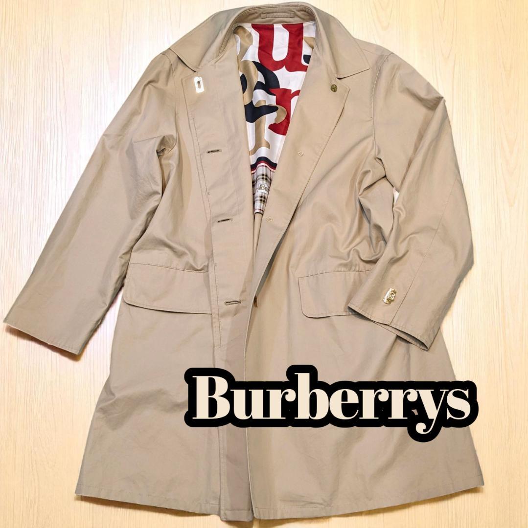 【希少 美品】Burberrys ステンカラー トレンチコート コート ベージュ