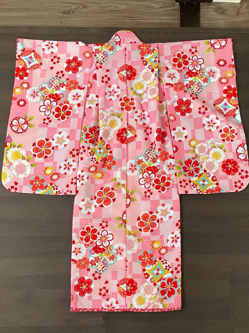 最終値下げ　七五三3歳 被布セット ピンク 式部浪漫