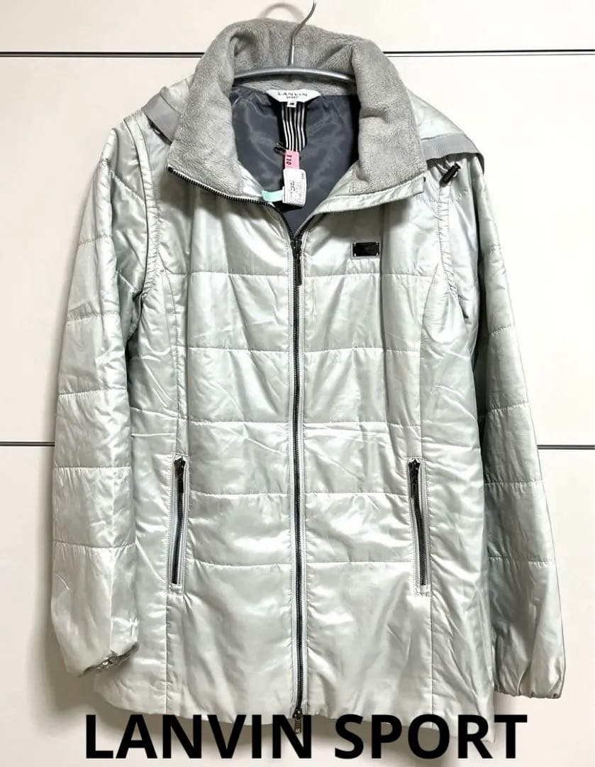 【美品】ランバンスポール　中綿ブルゾン38レディースM相当　2way