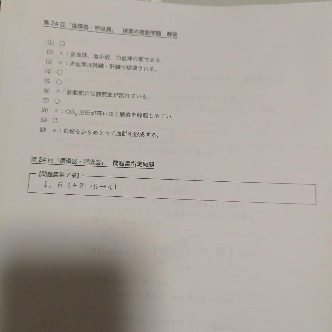 鉄緑会　生物高2後期（テキスト、問題集、テストセット）