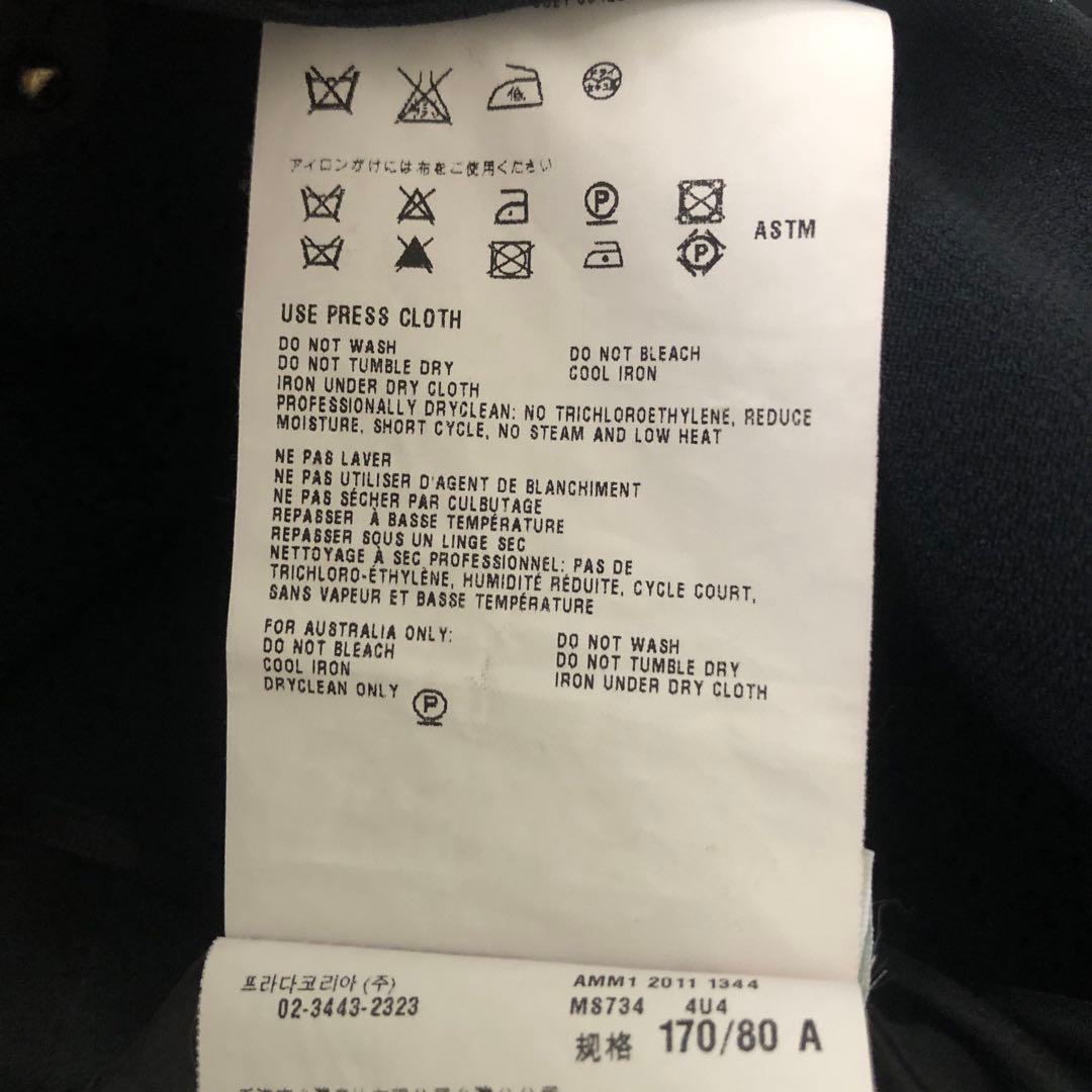 miu miu ミュウミュウ　ブラック ラウンドカラー　コート