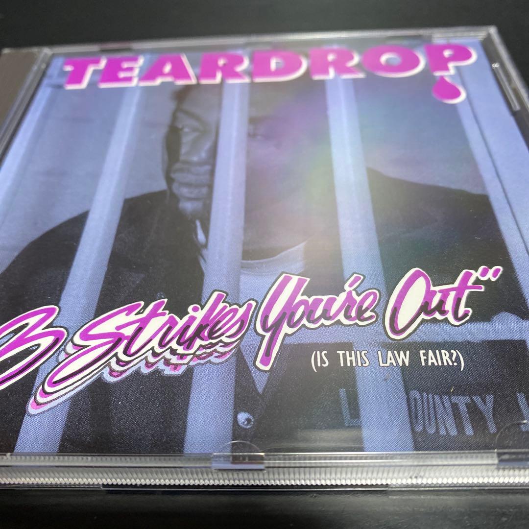 洋楽 TEARDROP/3 STRIKES YOU'RE OUT/G-RAP