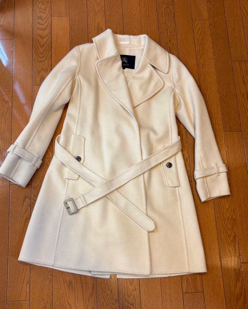 バーバリーロンドン　カシミヤコート　サイズ38